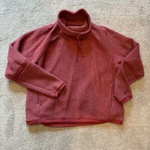 Nike Women’s Burgundy Turtle Neck Fleece
